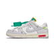 Nike Dunk Low Off-White Lot 25 DM1602-121 White/Neutralgray-Teamred-Lightgray