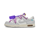 Nike Dunk Low Off-White Lot 28 DM1602-111 Sail/Neutral Gray-Hyper Purple