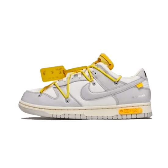 Nike Dunk Low Off-White Lot 29 DM1602-103 Sail/Neutralgray/Optiyellow