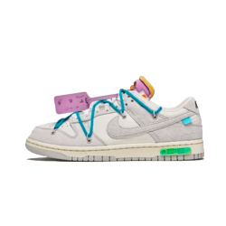 Nike Dunk Low Off-White Lot 36 DJ0950-107 White/Neutral Gray-Green Glow-Fresh Water