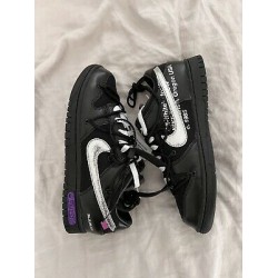 Nike Dunk Low Off-White Lot 50 NK-NIDLOL5BBK Black/Black