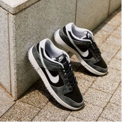 Nike Dunk Low Prm Animal Pack Black DH7913-001 Black/Pure Platinum-Canvas-Sail