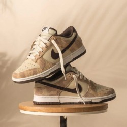 Nike Dunk Low Retro Prm Animal Pack Giraffe DH7913-200 Beach/Baroque Brown-Canvas-Sail