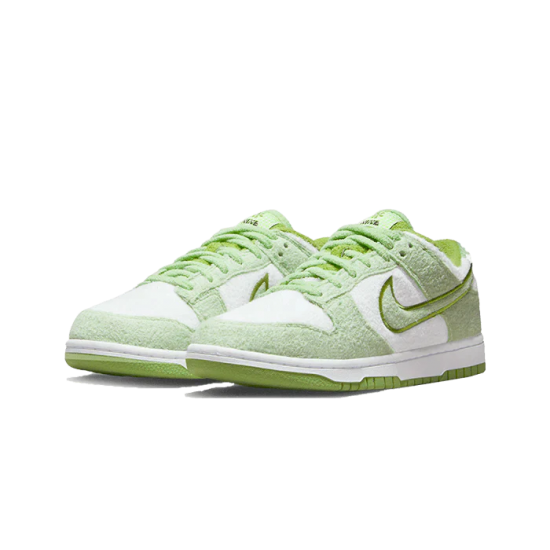 Nike Dunk Low Se Fleece Green DQ7579-300 White/Green Fleece