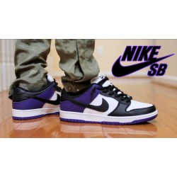 Nike Dunk Sb Low Court Purple BQ6817-500 Purple/White-Black