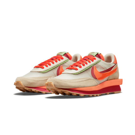 Nike Ld Waffle Sacai Clot Net Orange Blaze DH1347-100 Net/Orangedeep/Red/Greenbean