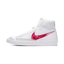 Nike Blazer Mid Sketch Red Swoosh CW7580-100 White/Red 