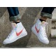 Nike Blazer Mid Sketch Red Swoosh CW7580-100 White/Red