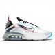 Nike Air Max 2090 CT7695-100 White/Black-Pure Platinum-Bright Crimson