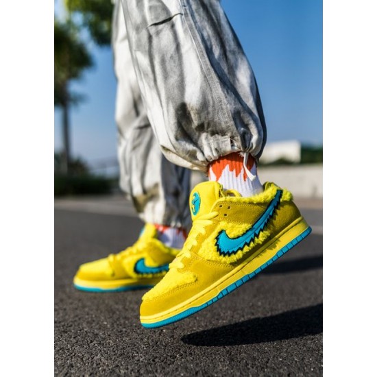 Nike Sb Dunk Low Grateful Dead Bears Yellow CJ5378-700 Grateful Dead/Yellow Bear