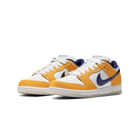 Nike Sb Dunk Low Laser Orange BQ6817-800 White/Regency Purple-Laser Orange