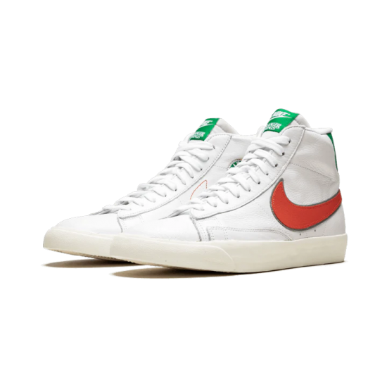 Nike Blazer Stranger Things Hawkins High School CJ6101-100 White/Green-Red