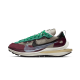 Nike Vaporwaffle Sacai Villain Red Neptune Green